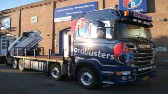 Scania R560 voor Bordbusters