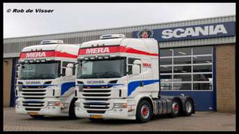 Twee nieuwe Scania R500's voor Mera