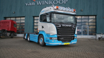 Scania V8 R520 - Kuijt Transport - Barneveld
