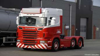 Scania R560 in opbouw voor Peter van de Eijk