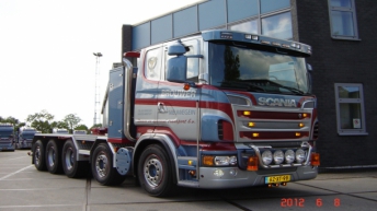 Scania R730 voor Brouwer uit Nieuwegein