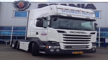 Scania R520 voor Beimer Meat