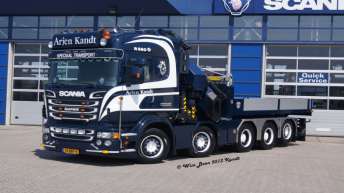 Scania R560 voor Arjen Kandt Speciaal Transport