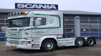 Scania R580 voor TJ Transport (DK)