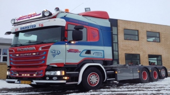 Scania R580 voor SB Transport (DK)