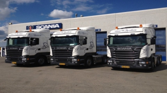 Drie Scania R520 trekkers voor Lars R Jacobsen (DK)