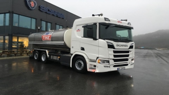 Scania R520 voor Tine SA (NO)