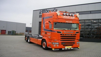 Scania R580 voor L. Walet & Zn.