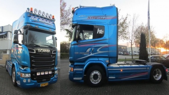 Scania V8 R580 BlueStream voor Hoefnagels Transport