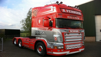 Scania R620 S. Verbeek in nieuwe stijl
