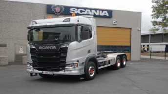 Scania R520 motorwagen voor Dri-Sa uit Meulebeke (BE)