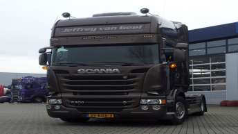 Scania R500 voor Jeffrey van Geel