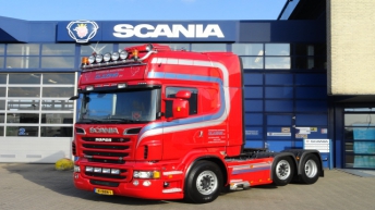 Scania R560 voor Exportslachterij Clazing