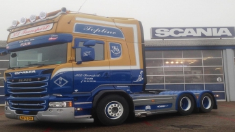 Scania V8 R580 voor KD Transport (DK)
