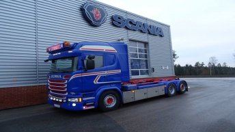 Scania R580 voor Strømnes Transport AS (NO)