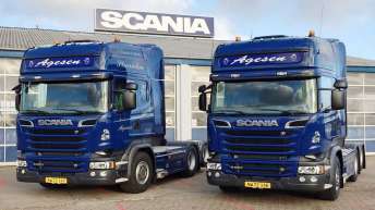 Twee Scania R520 trekkers voor Jesper Agesen (DK)