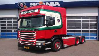 Scania R520 voor Vlastuin