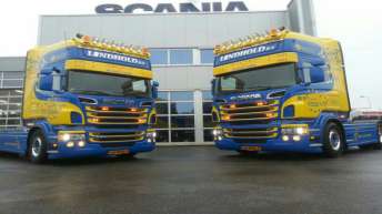 Twee nieuwe Scania R500's voor Lindhold B.v.