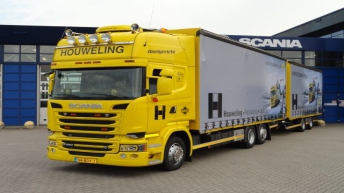 Scania R520 voor Houweling Transport