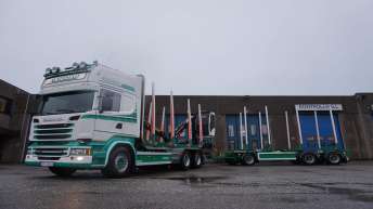 Scania R580 voor Austestad Transport As (N)