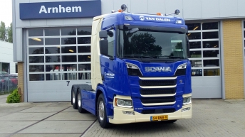 Scania R520 voor Van Dalen uit Huissen
