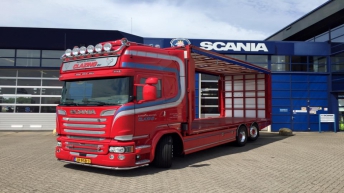 Scania R580 voor Clazing BV