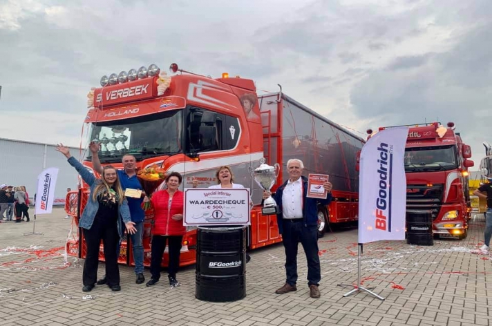 S. Verbeek met Scania R650 Mooiste truck van Nederland