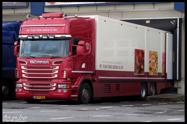 Scania R500 voor W. van der Meer & Zn.