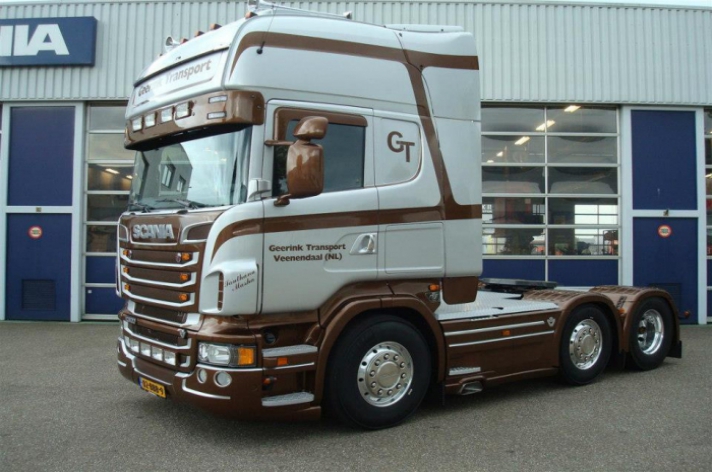 Scania R500 voor Geerink Transport