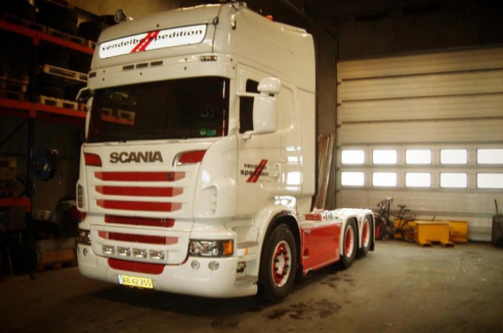 Scania R620 voor Vendelbo Spedition (DK)