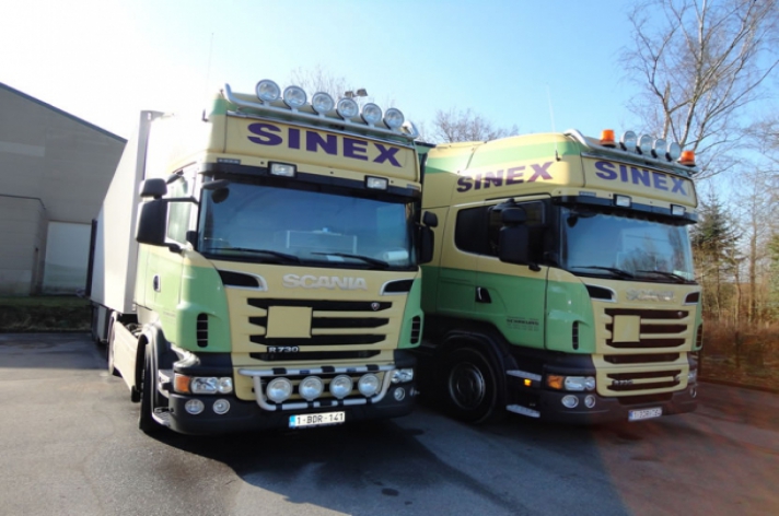 2x Scania R730 voor Sinex
