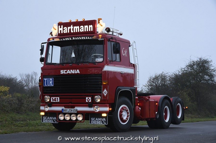 Scania 141 voor Hartmann (DE)