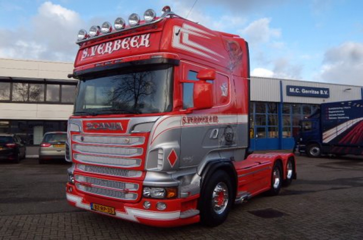 Scania R730 trekker voor S. Verbeek