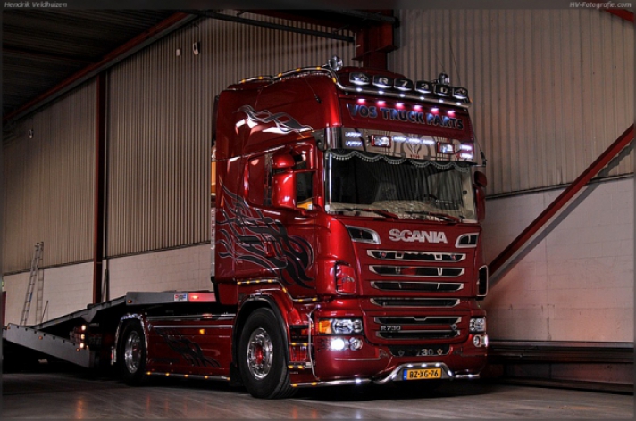 Scania R730 voor Vos Truckparts