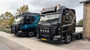 Twee Scania S660 trekkers voor Martien Olsthoorn & Dochters