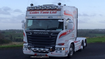 Scania R620 voor Colin Tate Ltd