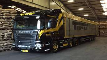 Scania R520 voor Tiru Transport