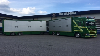 Nieuwe Scania S580 combi voor E. van 't Slot uit Elspeet