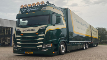 Scania S660 voor Teun Groen Bloemen- en plantenexport