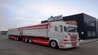 Scania R580 voor Vallensbæk Autotransport (DK)