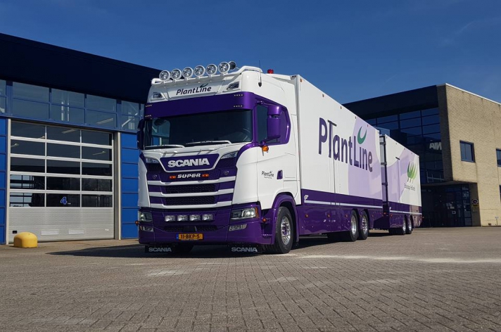 Scania S580 voor Plantline