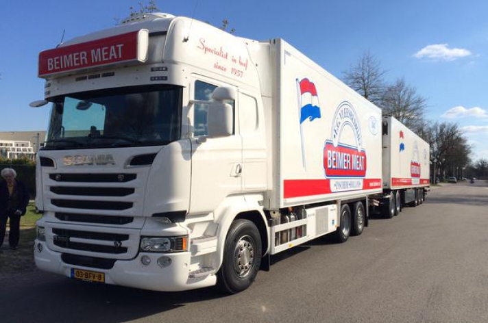 Scania R520 voor Beimer Meat