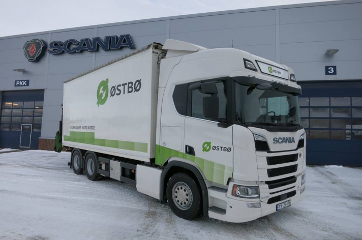 Scania R520 voor Østbø As (NO)