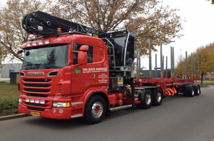 Scania R560 voor Ten Bulte Rondhout