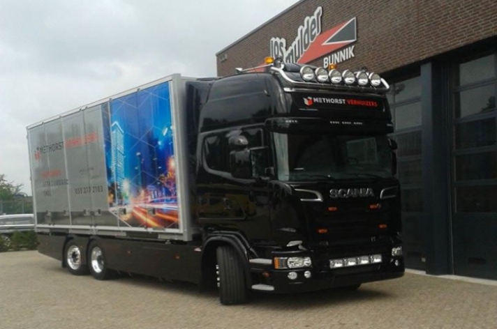 Scania R520 voor Methorst Verhuizers