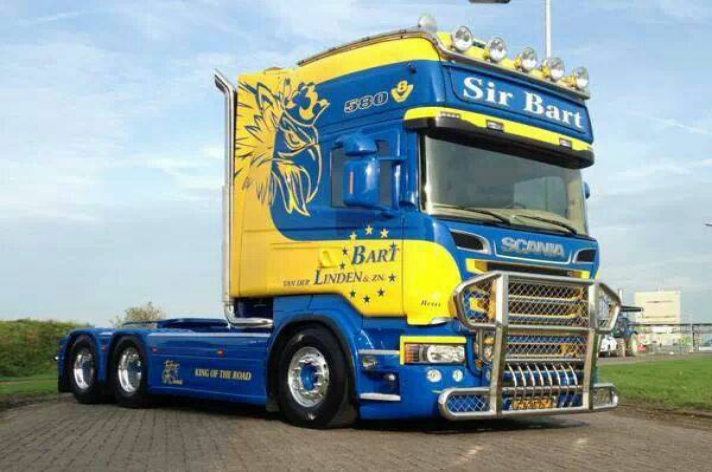 Scania R580 voor Bart van der Linden & Zn.