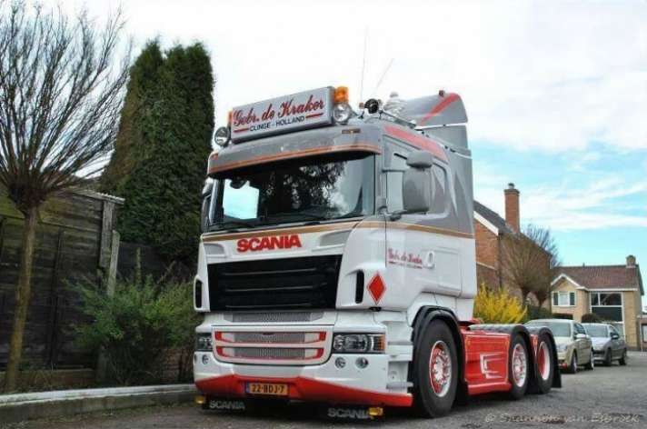 Scania R520 voor Gebr. de Kraker