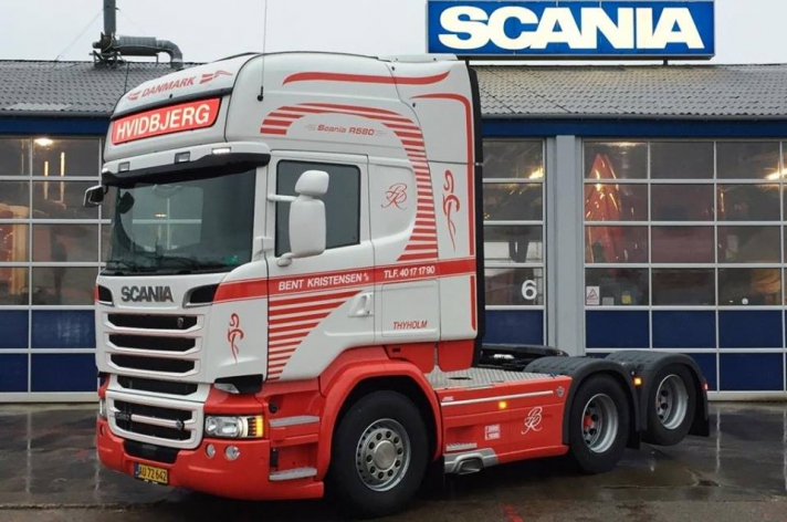 Scania R580 voor Bent Kristensen A/S (DK)