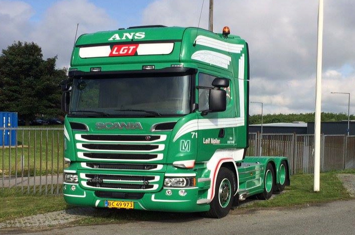 Scania R520 voor L.M. Transport (DK)