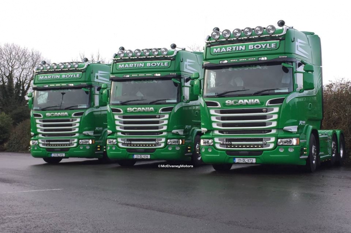 3x Scania R580 voor Martin Boyle (IRL)